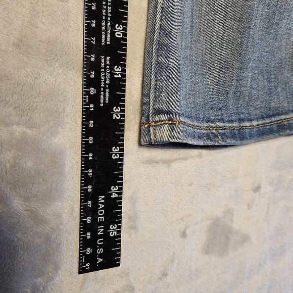 Driftwood by Free People Blue Farrah Sunset Flare Bojo Western Denim Jeans Sz 29 - Picture 10 of 12